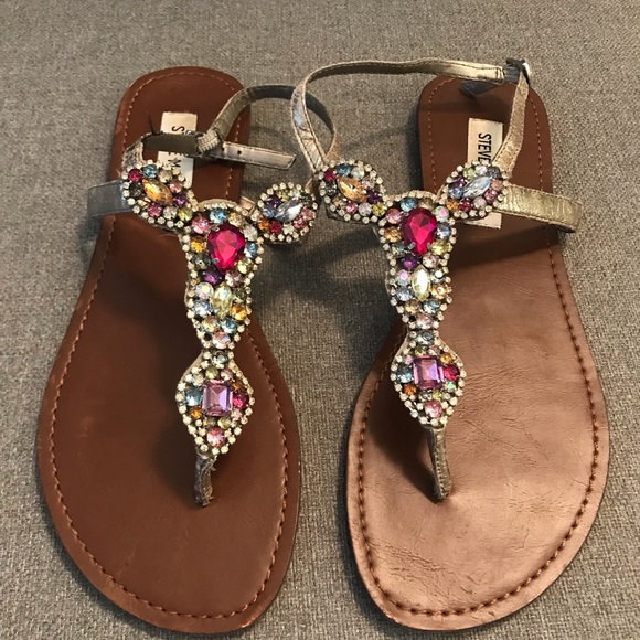 Steve Madden Shoes - Steve Madden - Multi-Color Rhinestone Sandals